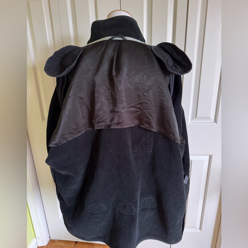 ANNIKKI HARVINEN Women Black Cotton Velour Jacket L - Picture 7 of 10